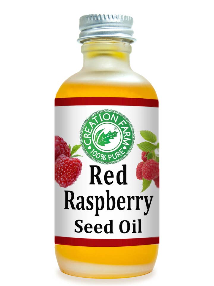 Óleo de Semente de Framboesa Vermelha Virgem Prensado a Frio 60 ml Óleo Hidratante Com Omega 3 6 9 E Proteção UVA UVB 28 A 50 por atacado de Creation Farm Inc