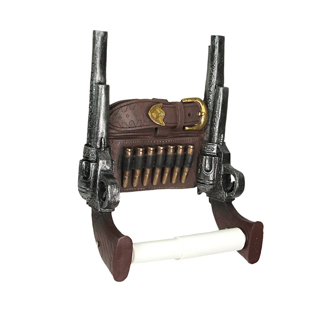 Zeckos - Venta al por mayor Soportes para papel higiénico - Soporte para rollo de papel higiénico Wipe of the Wild West Six Shooter0
