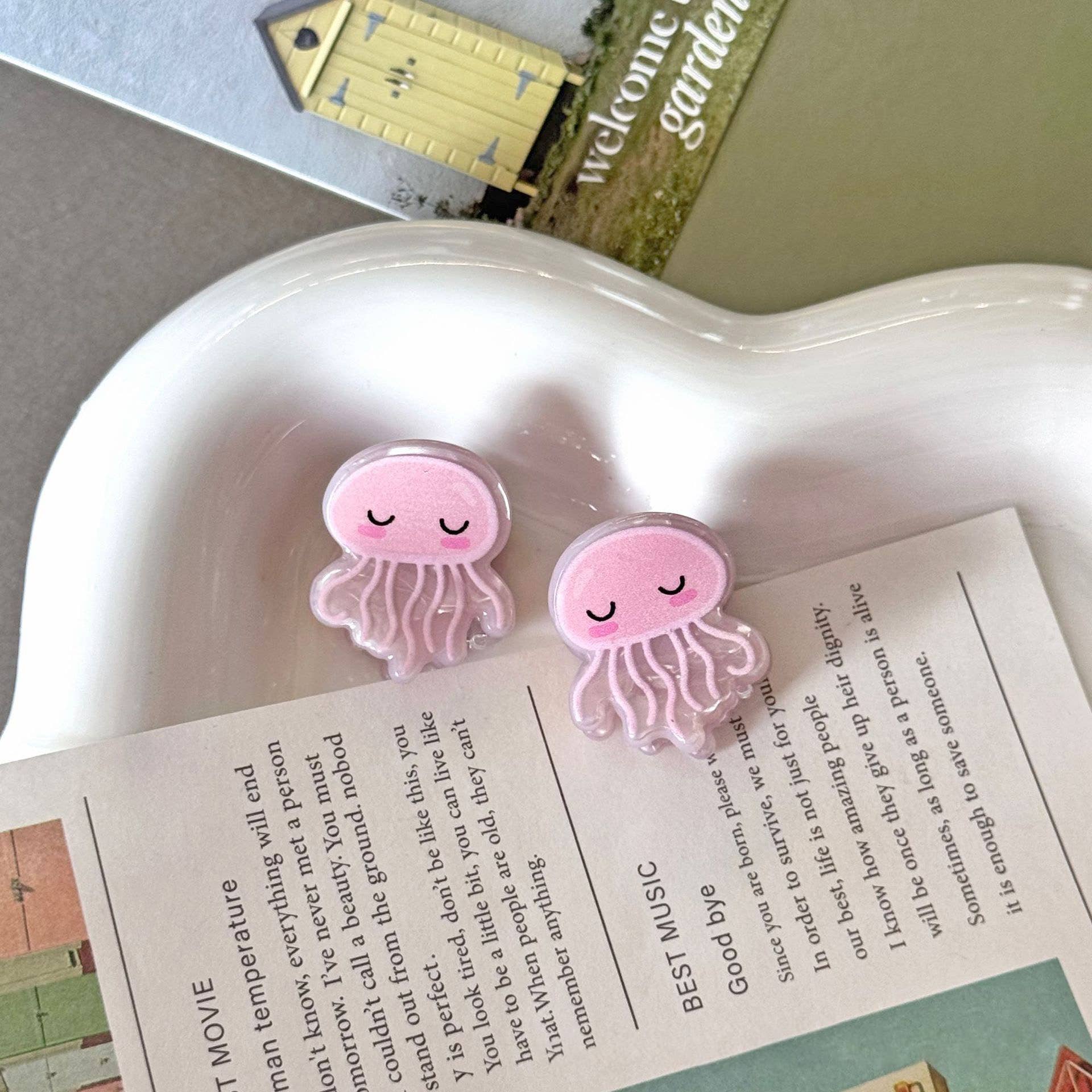 SoapElenGlen - Wholesale Hair Clip - Women's - Marine Animal Series Acrylic Mini Hair Claw Clip1