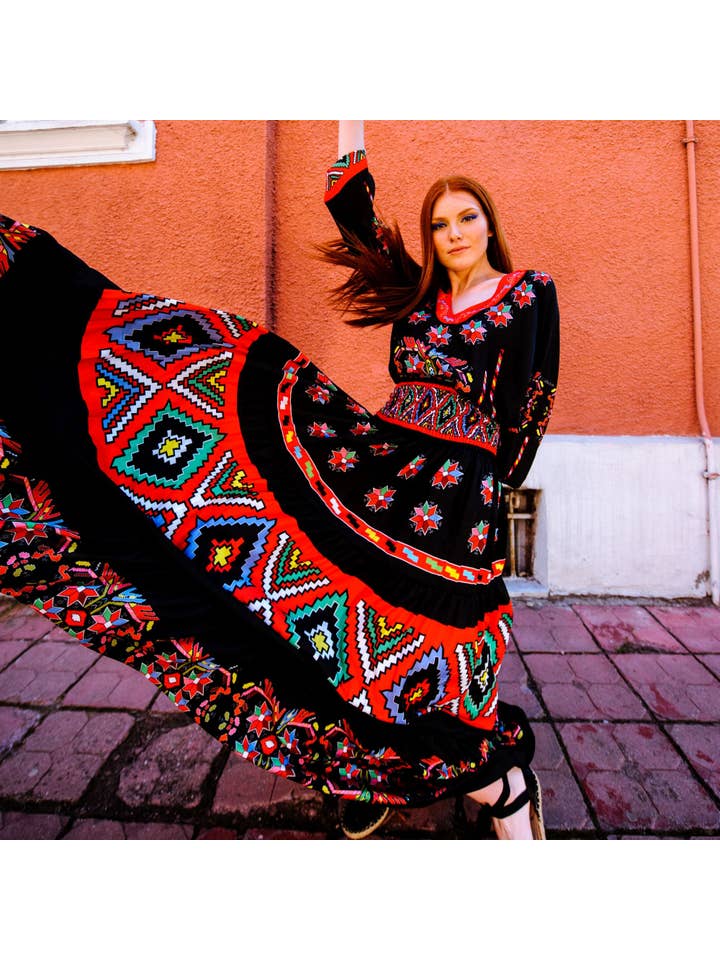 JOLLIA – wholesale Kjol - Dam – Bohemisk kjol, Semester Sommar Boho Klänning, Resort Wear5