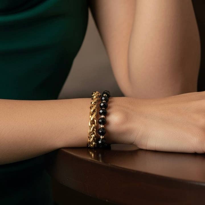 OE! - Wholesale Link & Chain Bracelet - SCINTILLE - Bracciale con cristalli2