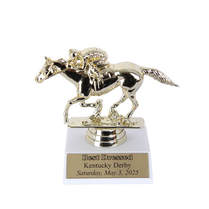 Melhor Vestido Derby - Troféu da Festa do Derby - Corrida de Cavalos de Kentucky por atacado de Barrel Down South