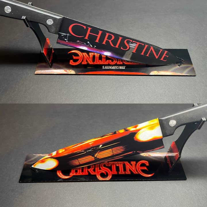 Christine 1983 Kitchen Knife With Stand for wholesale by Dead Dave Designs