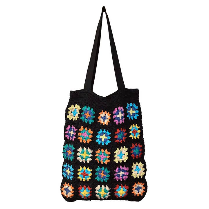 Anju Jewelry - Wholesale Shoulder Bag - Women's - Laya Cotton Crochet Tote Bags