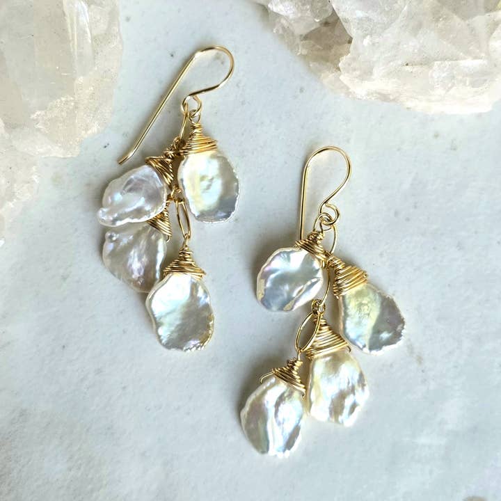 Sina Earring for wholesale by James & Jezebelle Jewelry