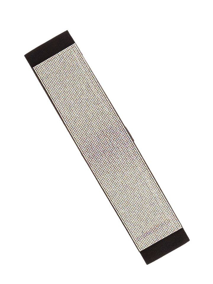 Rhinestone Buckle Elastic Belt for wholesale by Pink Irene Wholesale