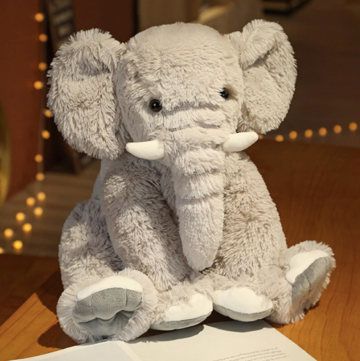 ToyalFriends - All Import Duties Covered! - Vente Peluche – enfant et bébé - Peluche éléphant 45 cm en tissu velours doux0