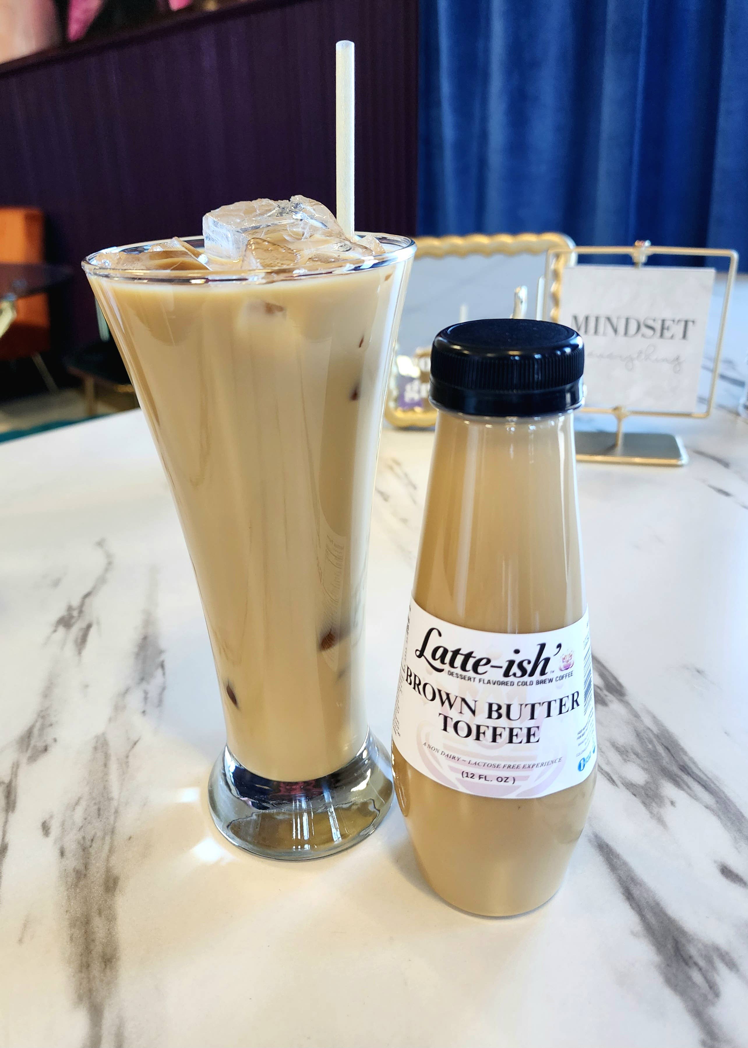 Drip Queen Coffee – wholesale Iced Coffee/Cold Brew – Latte-ish Brown Butter Toffee Cold Brew Coffee 12/12oz2