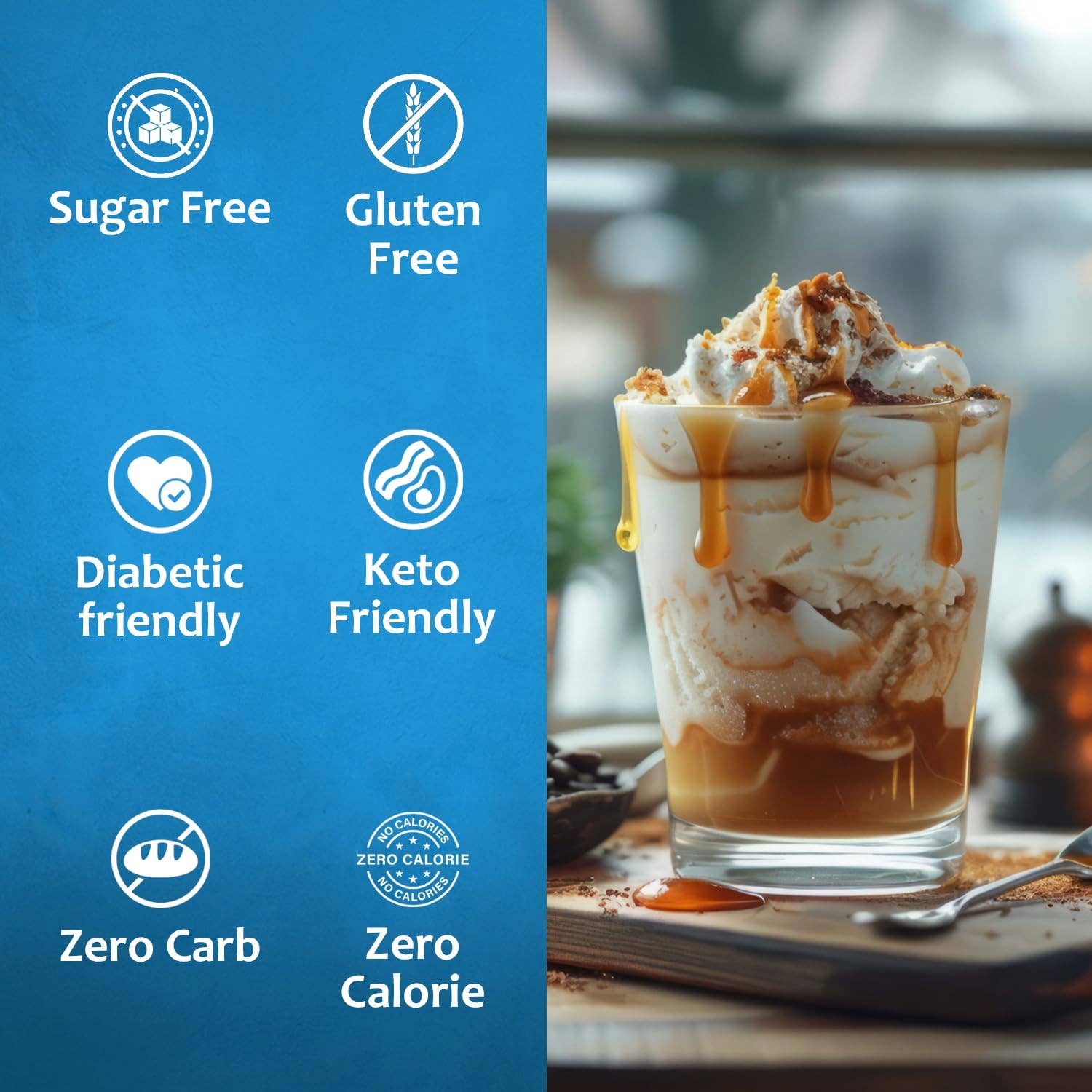 Syruvia - Vente Sirops aromatisés - Sirop SALTELLA Sans Sucre Vanille Caramel Salé3