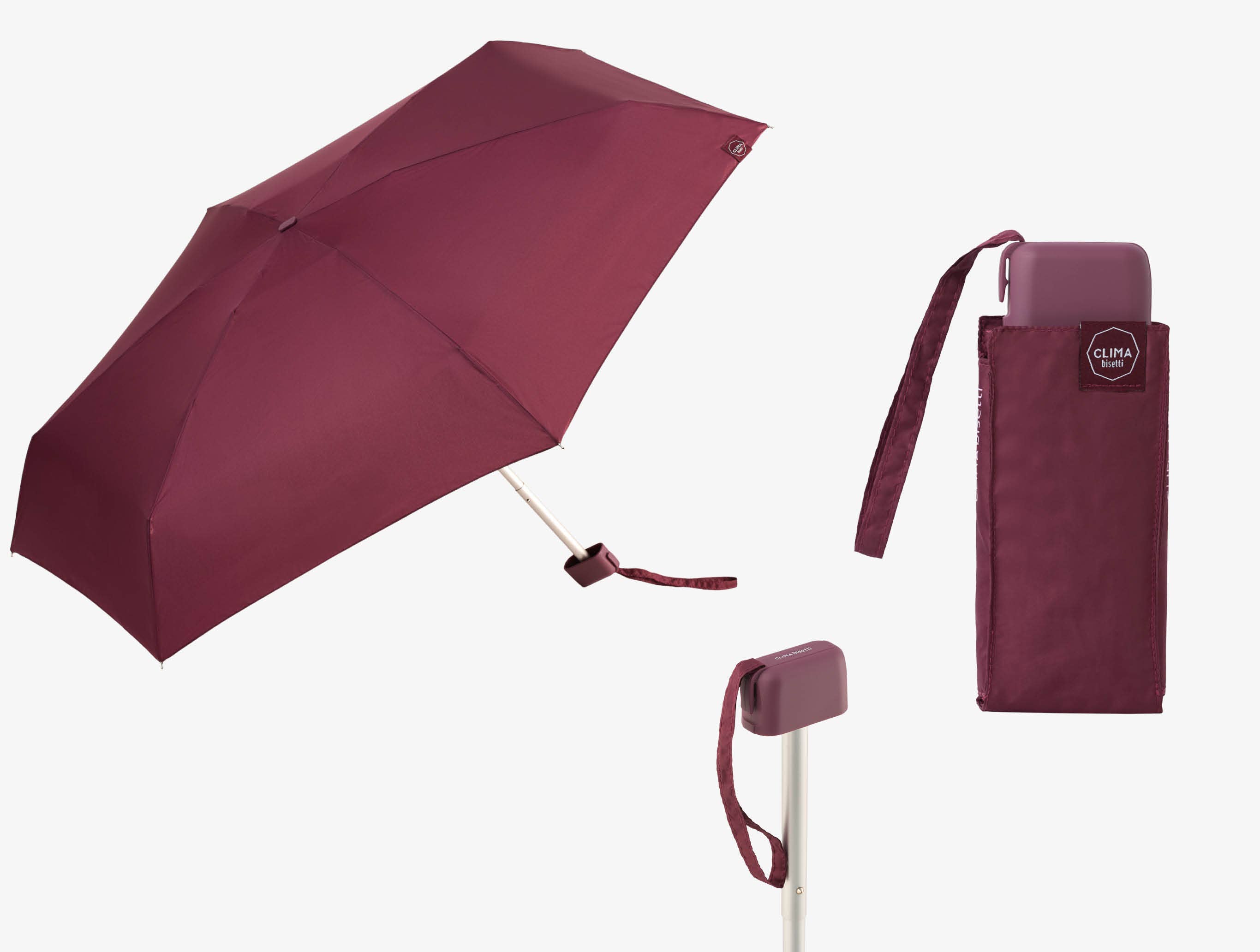 Mkr International - Wholesale Umbrella - Unisex - Mini Flat Folding Umbrella | Ultralight | Uvp353