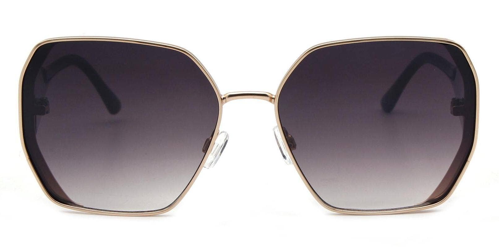 Dynasol Eyewear – wholesale Solglasögon - Dam – Mode metall sexkantiga solglasögon för kvinnor1