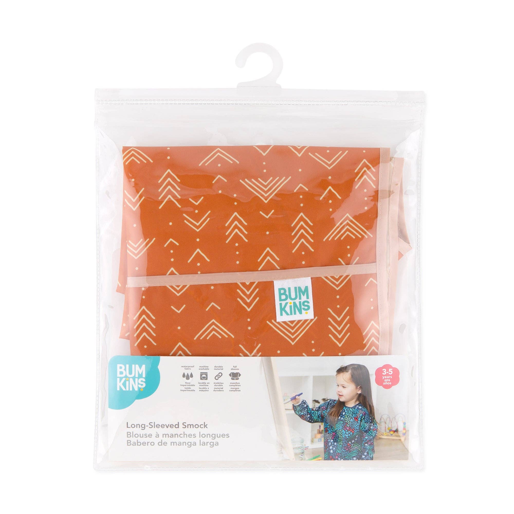 Bumkins - Wholesale Art Smock - Kids & Baby - Long-Sleeved Art Smock: Grounded18