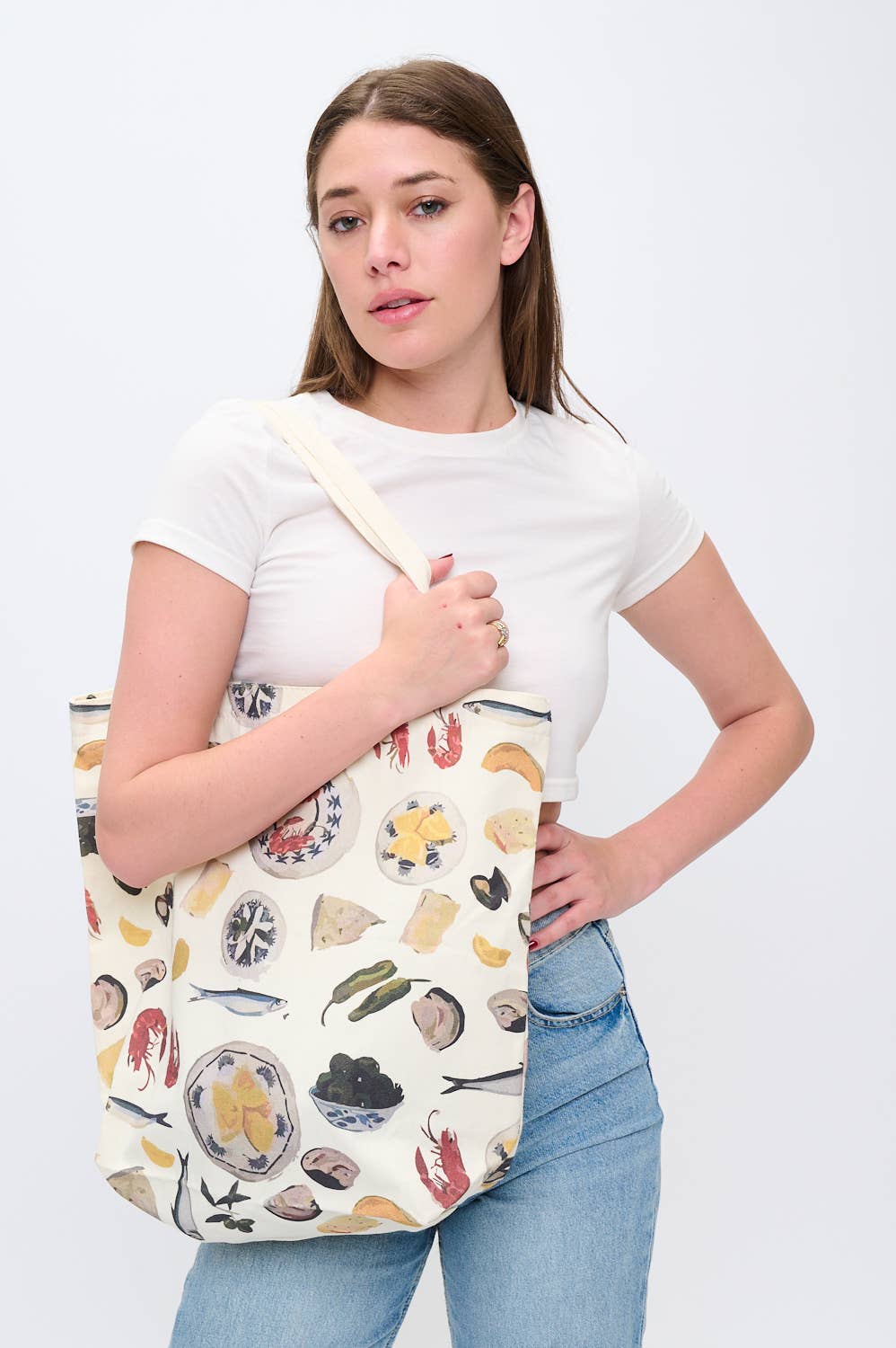 SM WARDROBE - Wholesale Tote Bag - Women's - MEDITERRANEAN DELIGHTS PRINT TOTE BAGS9