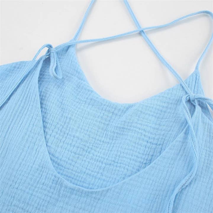 UZ Wholesale Store - Wholesale Nightgown – Women’s - Elegant Backless Nightgown with Loose Fit and Spaghetti Straps7