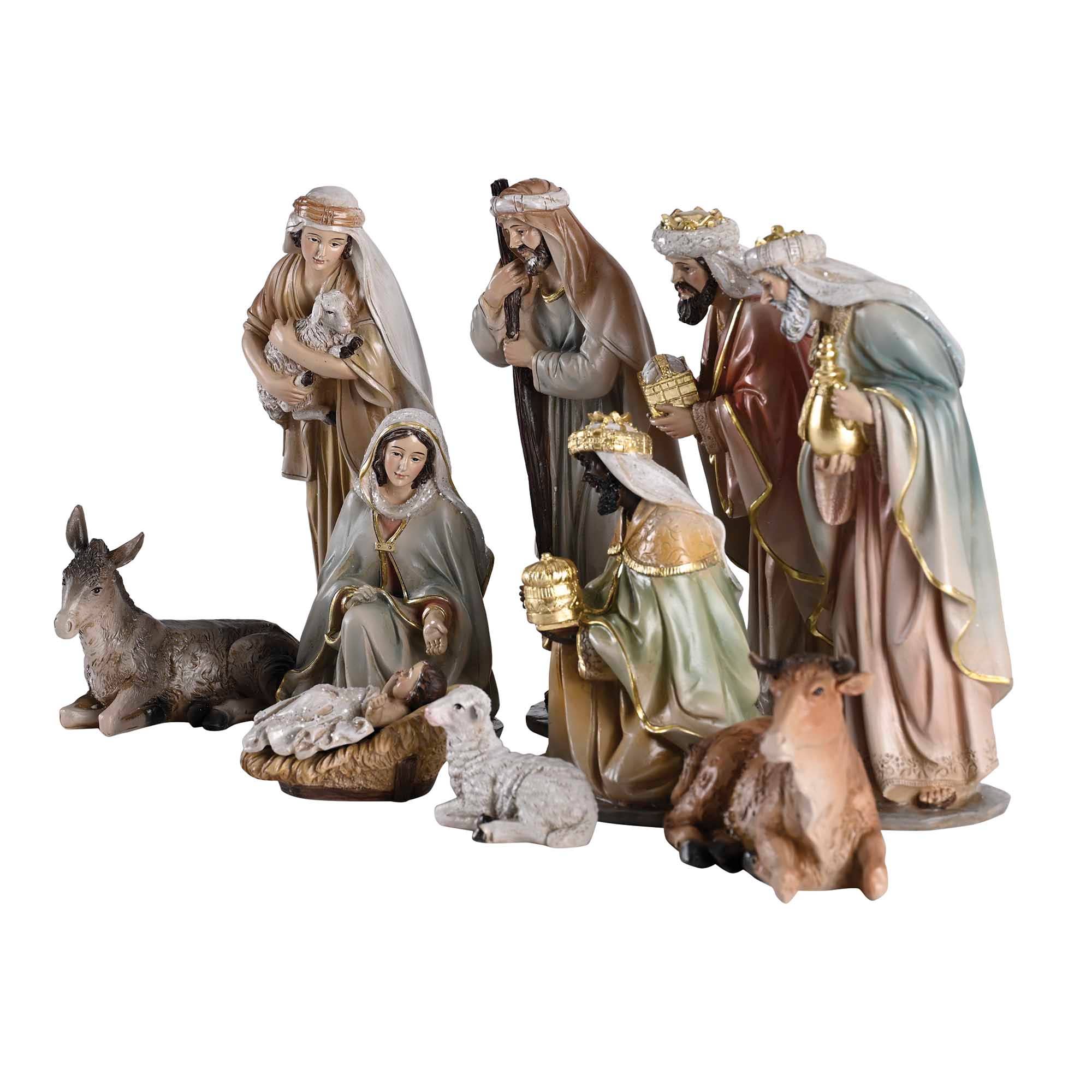 Dicksons - Wholesale Nativity Scene Decor - Nativity Family Wisemen Animal Shepherd1