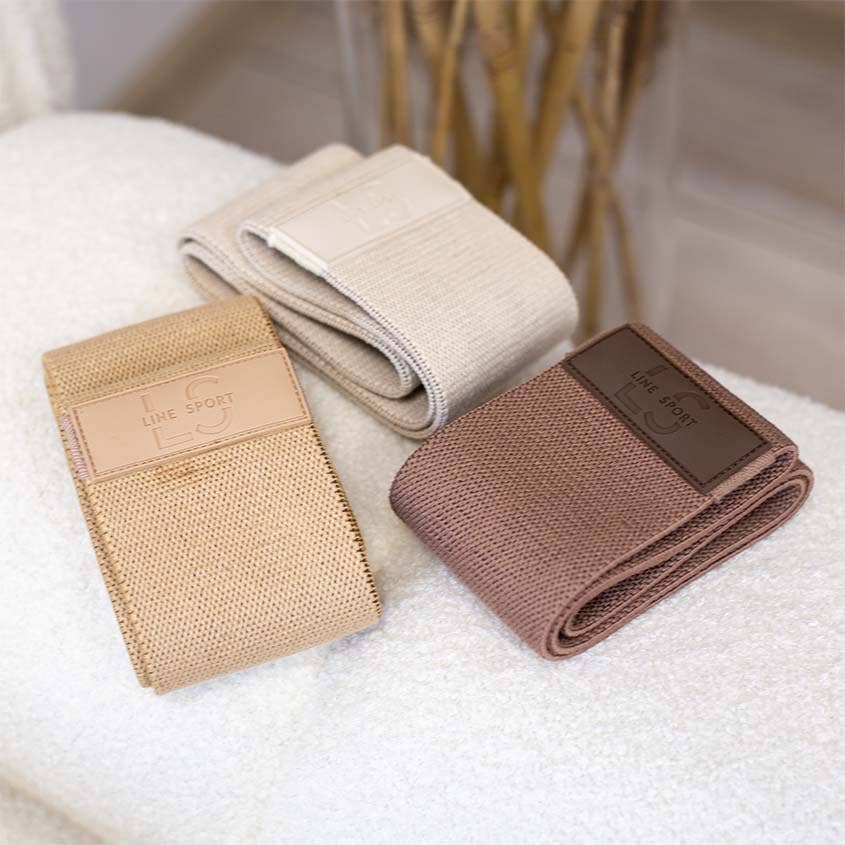 ACUS MED – Großhandel Fitnessgeräte – Widerstandsband-Set für Übungen – Hip Bands, 3er-Set3