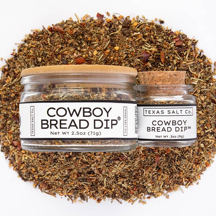 Cowboy Bread Dip for wholesale by Texas Salt Co