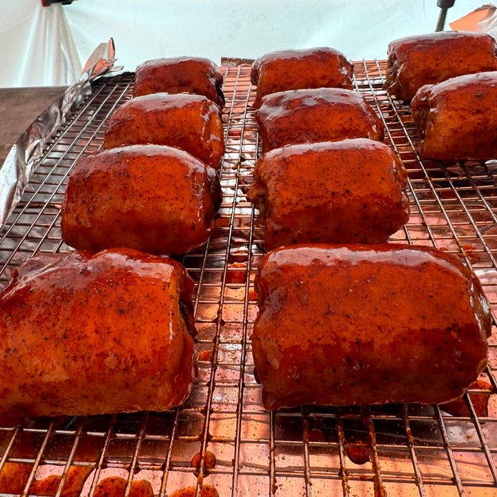 Inspector’s Choice BBQ Sauce - Wholesale BBQ Sauce - APRICOT-Taking the BBQ Comp scene by storm10