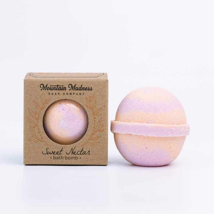Sweet Nectar Bath Bomb | Fresh Floral Spring Scent for wholesale by Mountain Madness Soap Co.
