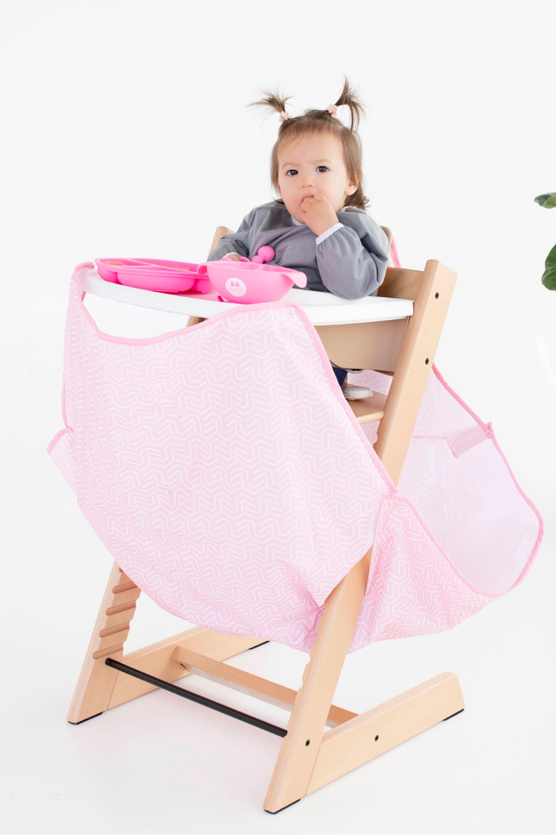 Mumma's Little Helpers – wholesale Highchair –Baby – High Chair Food Catcher - Rose Pink0