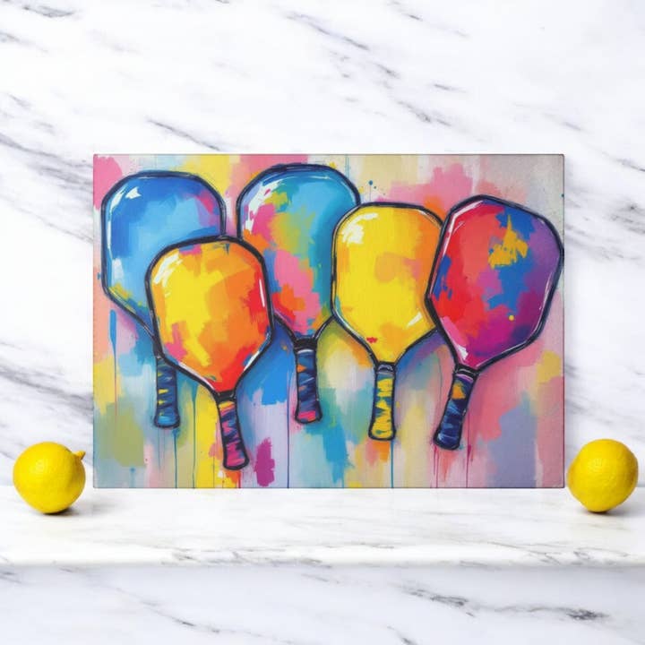 Pickleball Art Cutting Board Charcuterie
for wholesale by Resinate By KS / by KRISTIN SMITH
