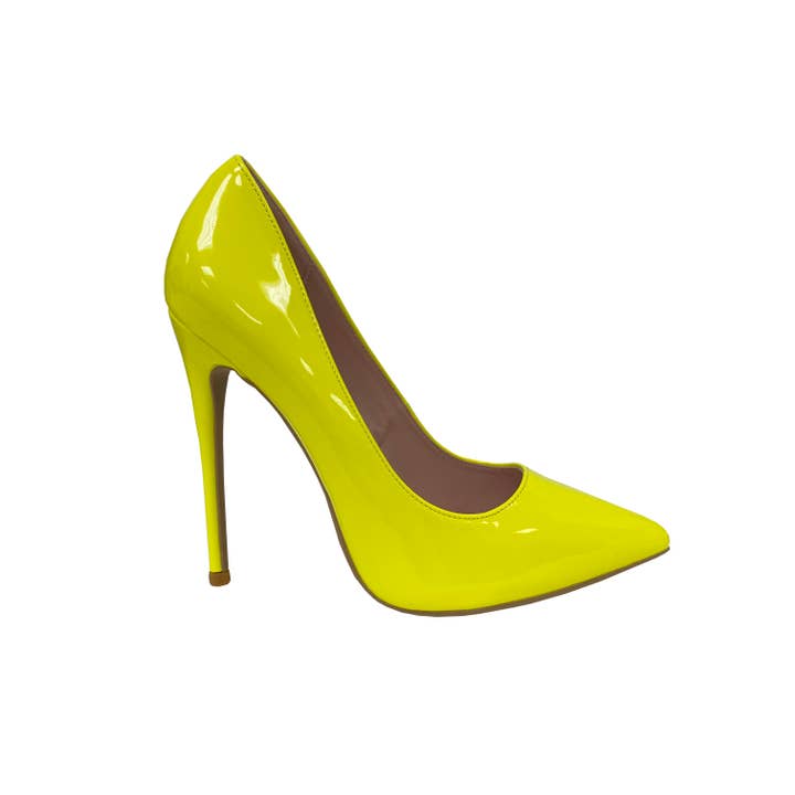 Mique - Wholesale High Heels - Women's - Amy Yellow1