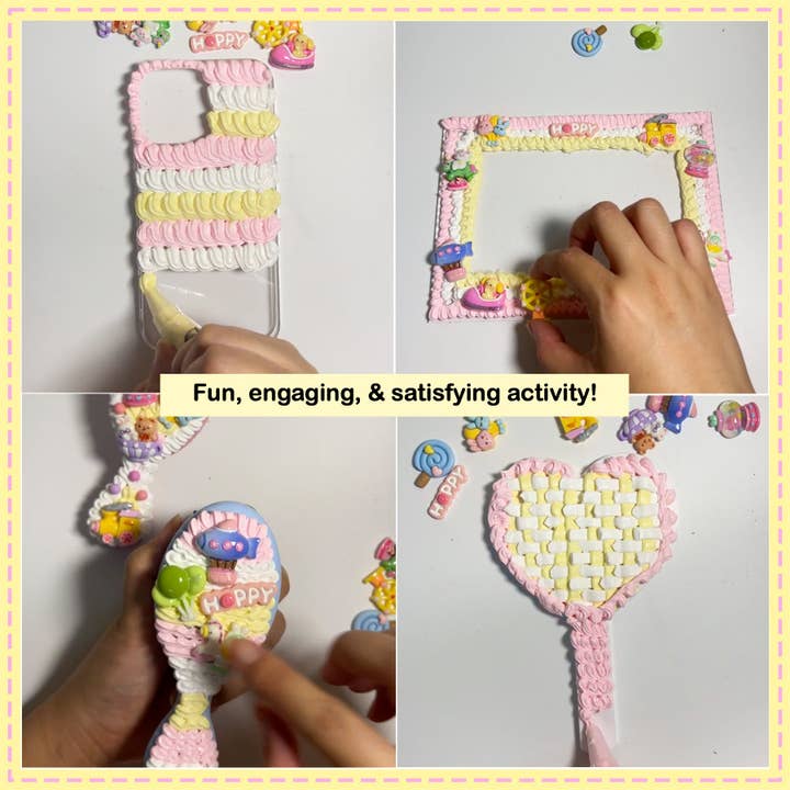 Decoden Cream - Wholesale DIY Craft Kit - Mini Decoden Cream Set, Fake Whipped Cream Glue For Crafting2