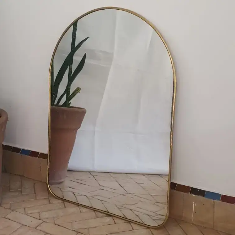 libitiishop - Wholesale Wall Mirror - Handmade brass wall mirror - Door shape2