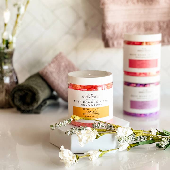 Simply Stated Bath & Body - Wholesale Bath Bomb/Fizz - Signature Bath Bomb in a Jar – Bath Fizzy Soak1