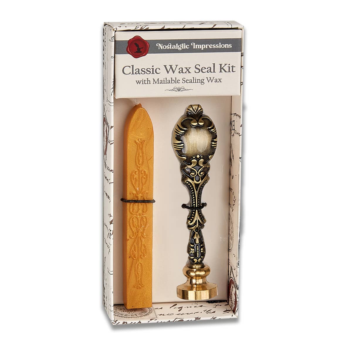 Freund Mayer & Co. - Wholesale Sealing Wax - Vintage Metal handle Wax Seal Kits-9 popular symbols0