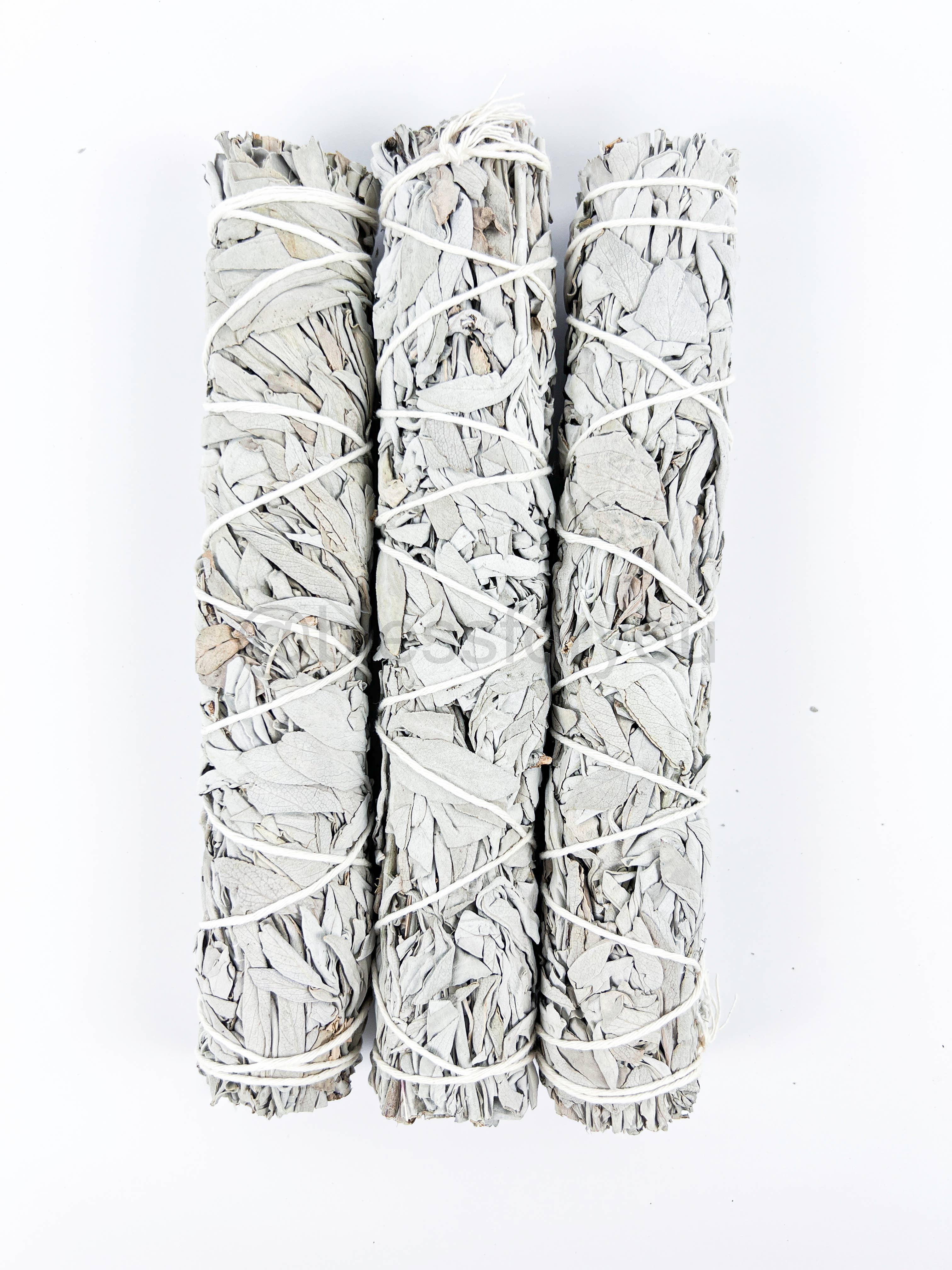GREENROOTS USA LLC - Wholesale Sage Bundle - White Sage Smudge Stick 9" Jumbo HoUSe Cleansing Energy8