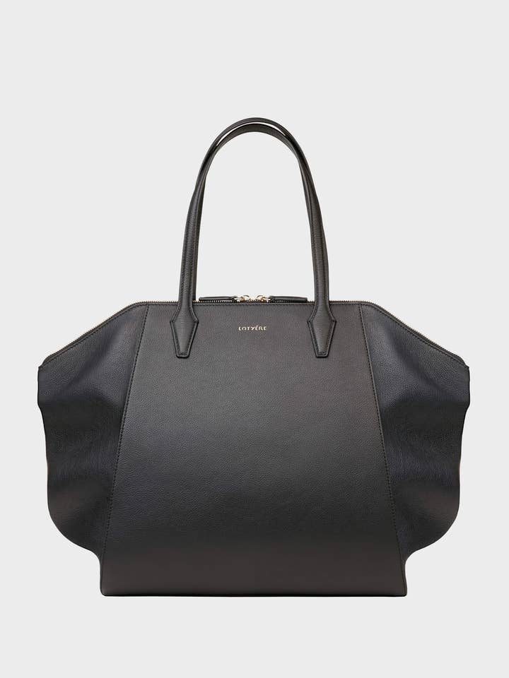 Borsa Shopper nera per la vendita all'ingrosso da parte di Lotyere