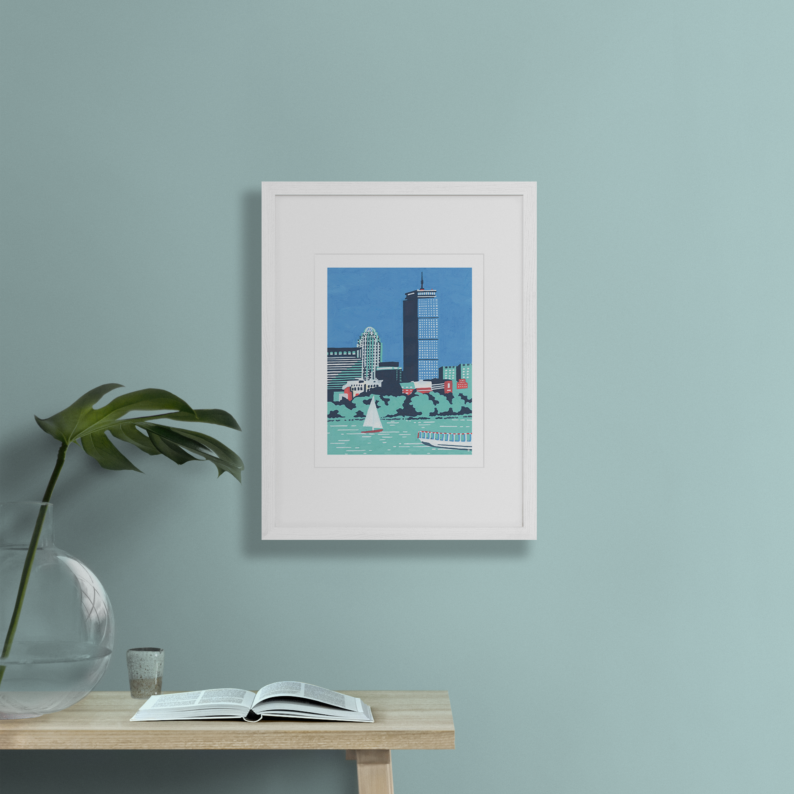 Ohello Boston - Wholesale Art Print - Charles and the Pru1
