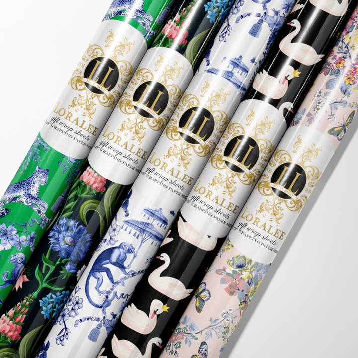 Loralee Lewis - Vente Rouleau de papier cadeau - Emballage cadeau pour enterrement de vie de jeune fille Bombshell2