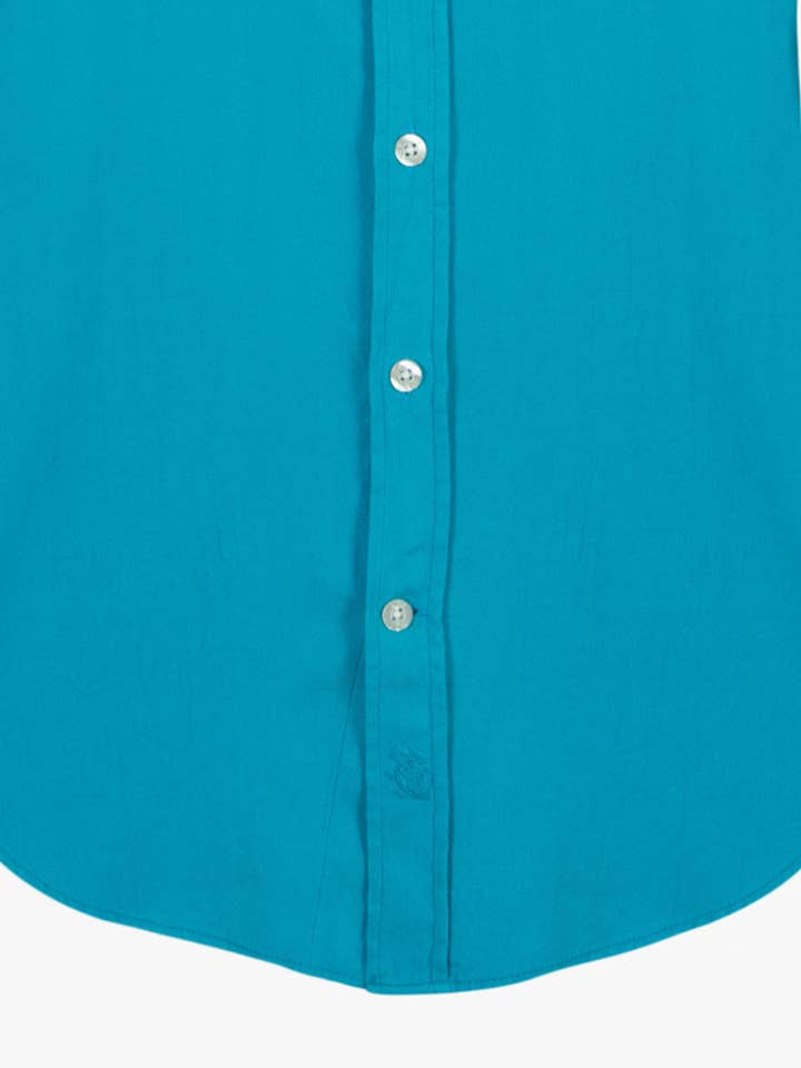 KOY CLOTHING - Venta al por mayor Camisa con botones - Hombre - Camisa Kabisa Kikoy azul