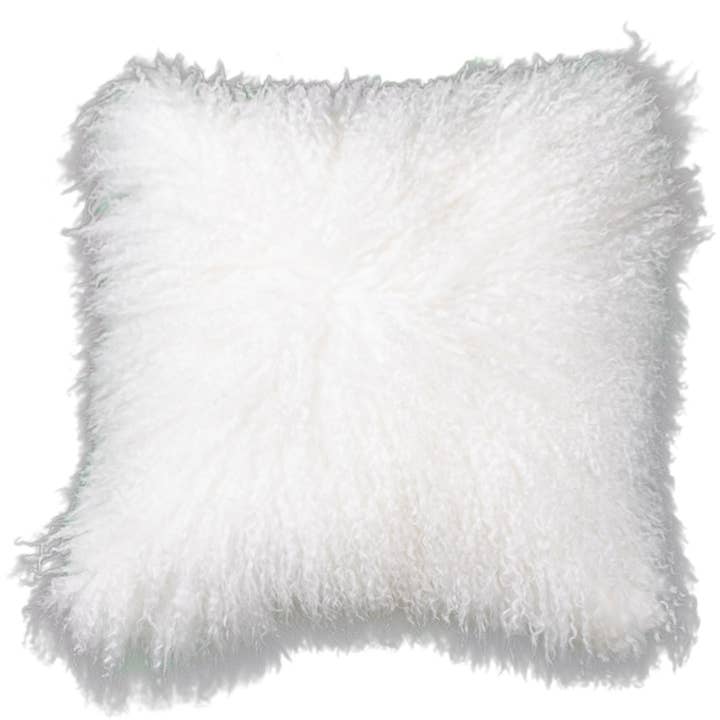 Van Buren - Wholesale Throw/Decorative Pillow - Tibetan sheepskin cushion 45x45cm | 14 colors