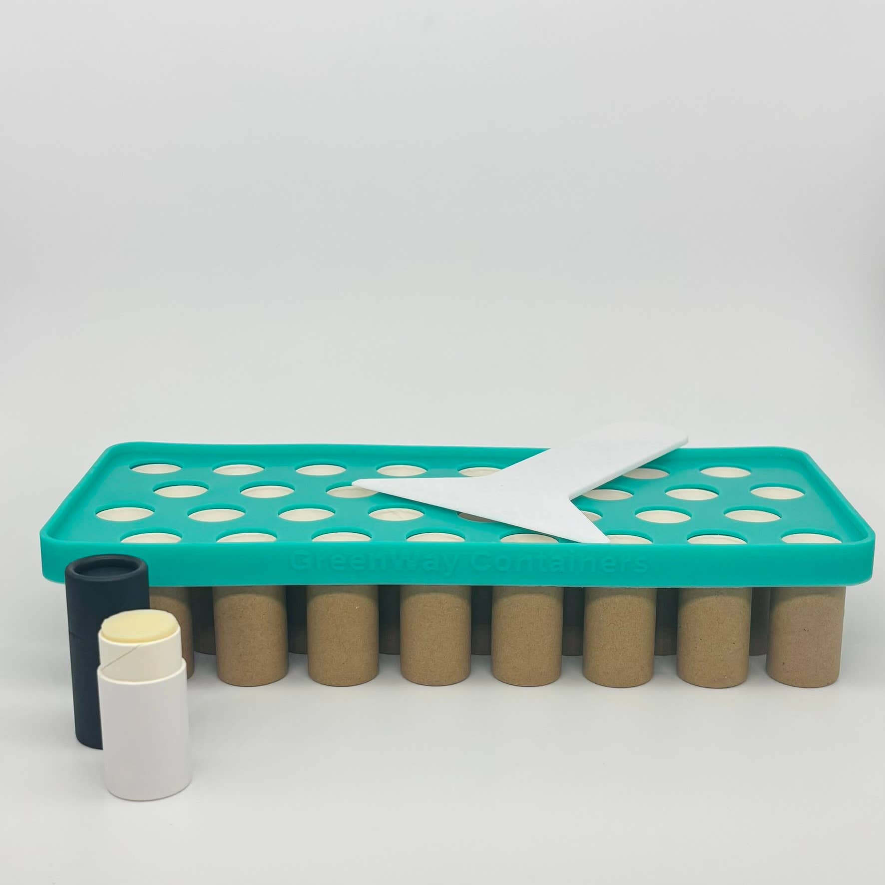 GreenWay Containers - Vendita all'ingrosso Burro di cacao - Tubetti di carta per balsamo labbra da 7 g (.25 oz)9