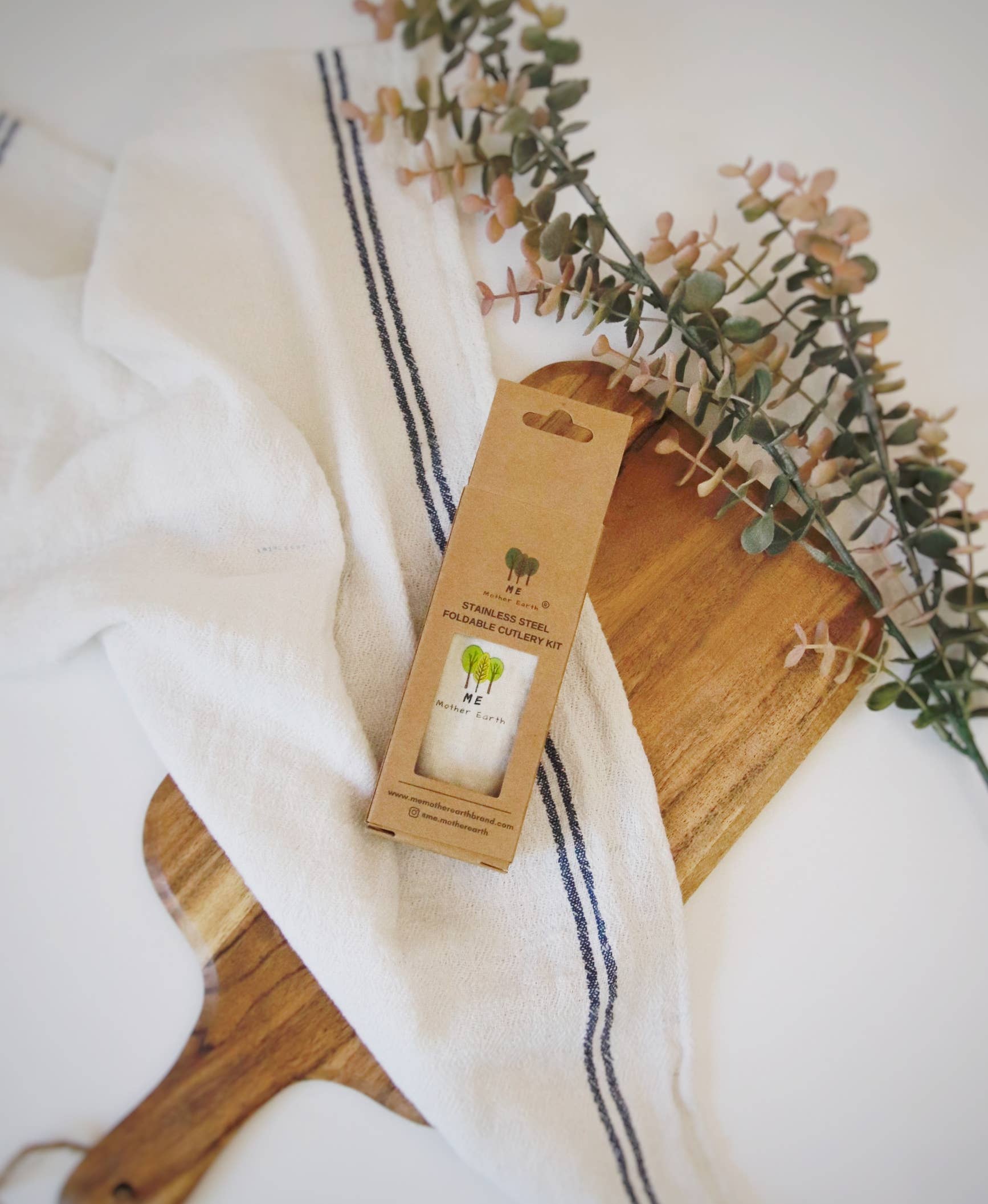 Me Mother Earth – wholesale Blandat bestickset – Vikbar bestick Set - Rostfritt stål1