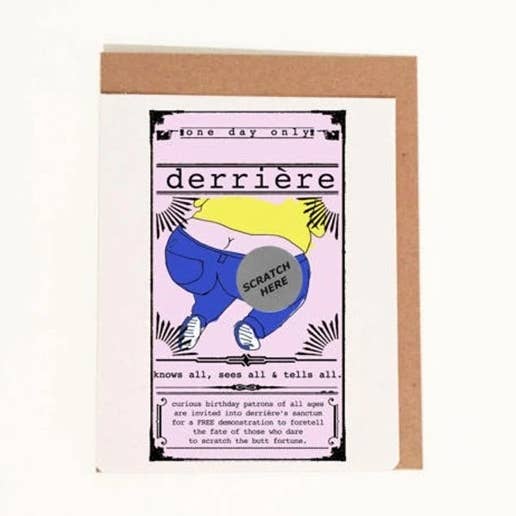 Lustige Rubbellos-Glücksk für den Großhandel von ratbone skinny + the oddball club