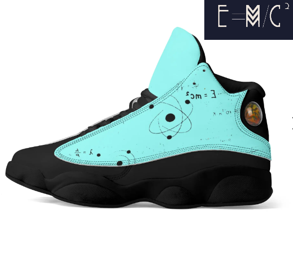 E=M/C2 – wholesale Sportsneakers – Herr – E=M/C2 Ballers Aqua Blue Faux Leather Basketskor för män6