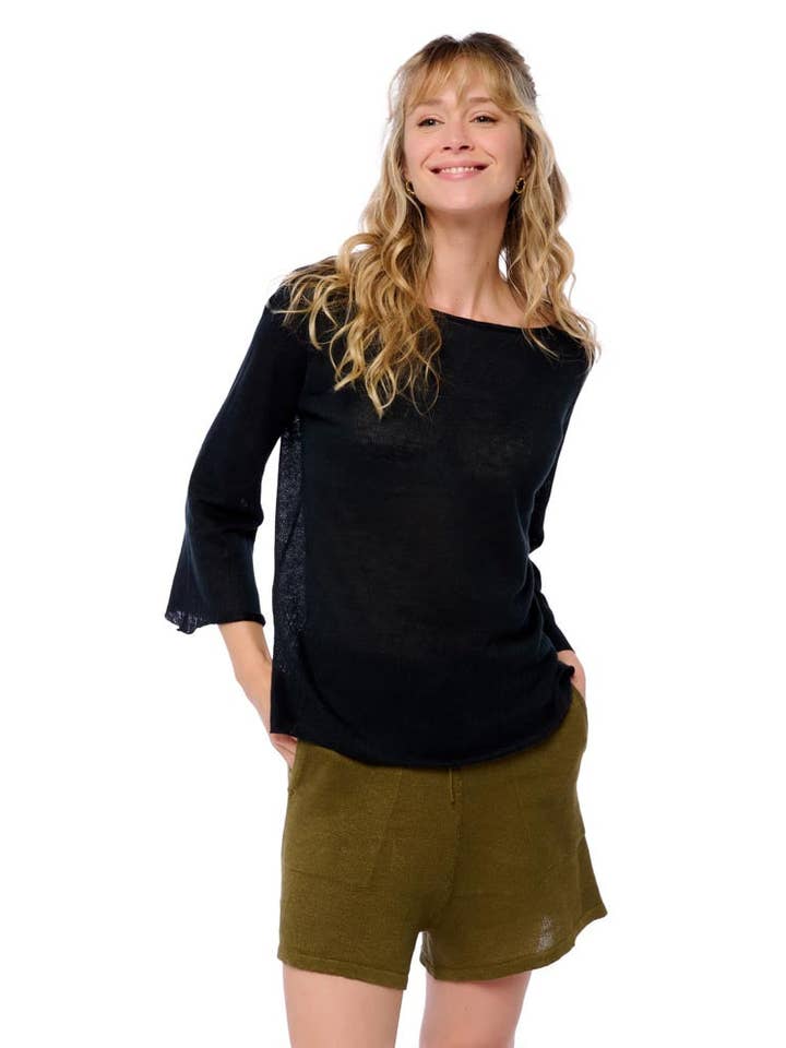 APOIL Cashmere - Wholesale Knit Top - Women's - GUSTATORY2