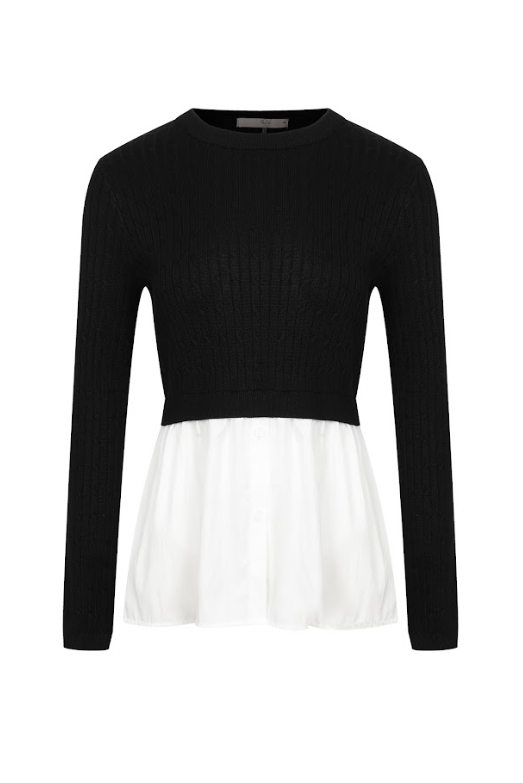 RIVIR - Wholesale Knit Top - Women's - Ligne Élégante Long Sleeve Top2