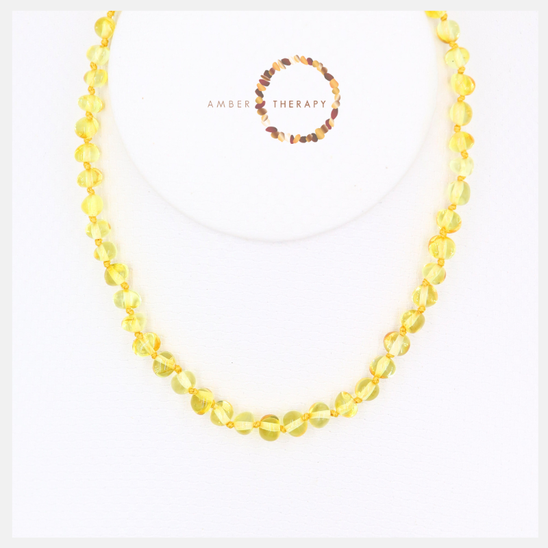 Amber Therapy - Wholesale Kids Necklace - Kids - 33-34cm Honey Amber Necklace1
