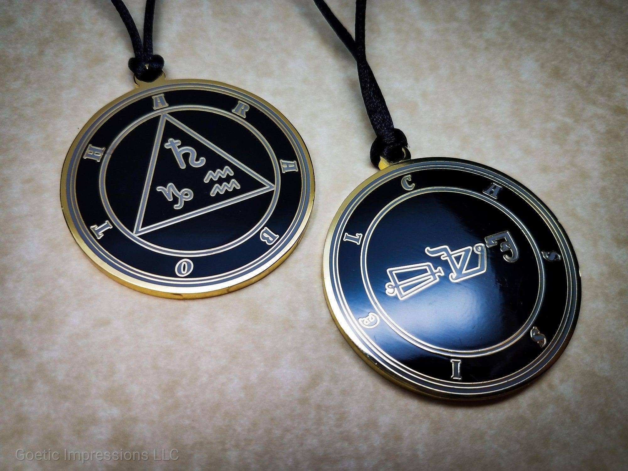 Goetic Impressions - Wholesale Individual Charm/Pendant - Archangel Cassiel Sigil Pendant5