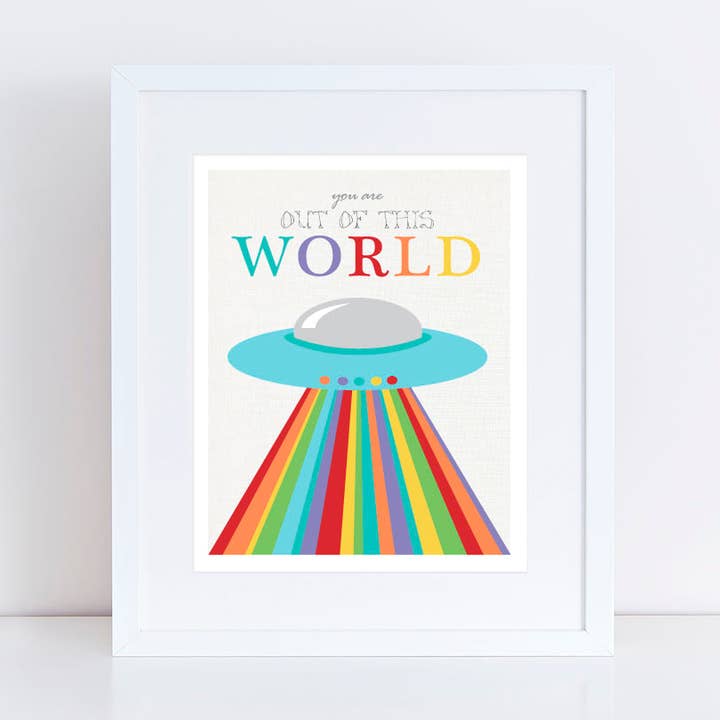 Ut ur denna värld Flying Tefat Print för wholesale av Creative Monsoon