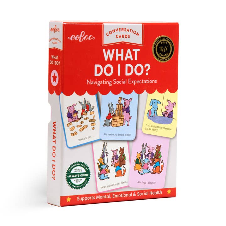 eeBoo - Wholesale Learning Cards - Kids & Baby - What Do I Do? Conversation Cards