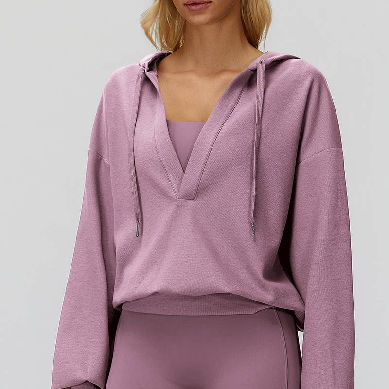 WONDERXFANS - Wholesale Athletic Jacket - Women's - V-neck hooded outdoor sports jacket7