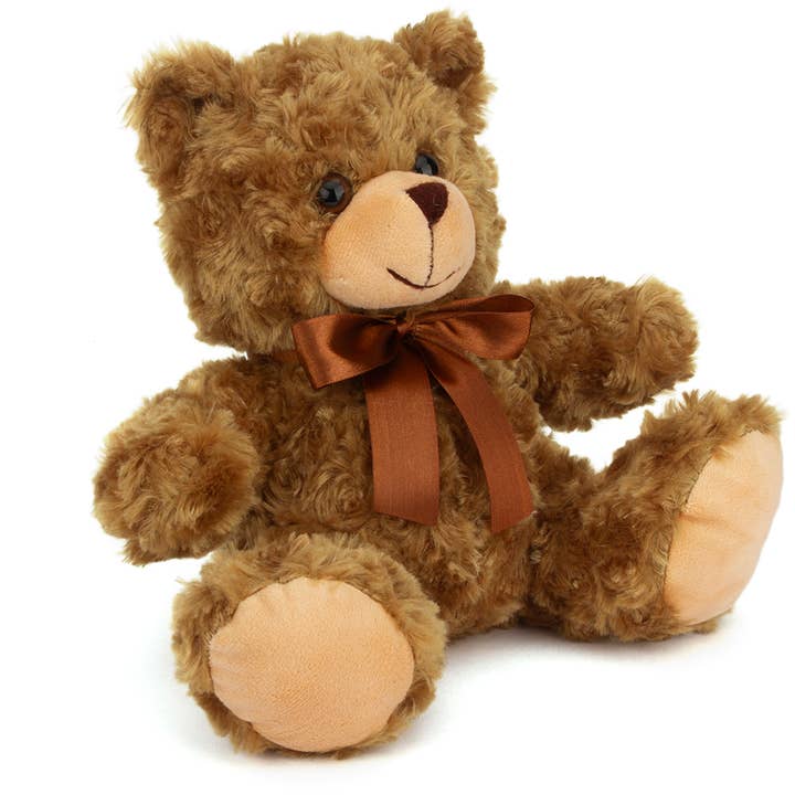 Plushland - Wholesale Stuffed/Plush Toy - Kids & Baby - 11″ Sitting Bear Plush | Ribbon Sitting Bear Assortment12