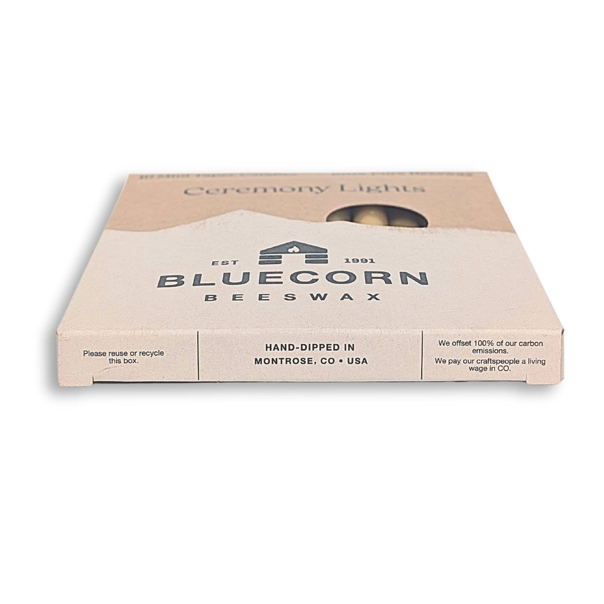 Bluecorn Candles - Wholesale Tapered Candle/Candlestick - Mini Beeswax Taper Candles - 10-Pack Chime Candles4