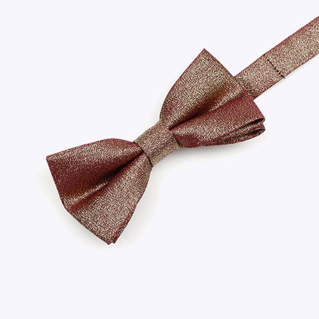 Unipap's - Wholesale Bow Tie - Kids - Brown Sequin Bow Tie No. 2 Child in Polyester "Isidore"
